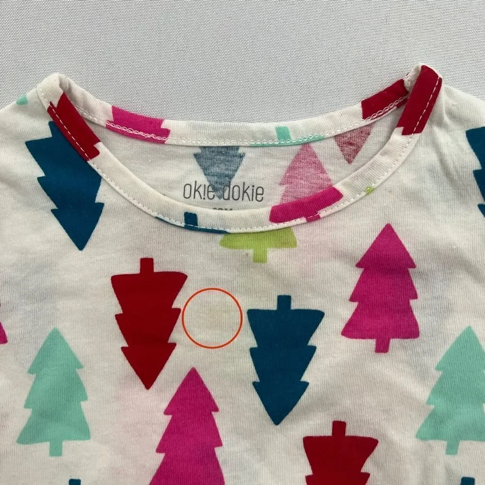 Okie Dokie Christmas Tree Matching Set 18 Months